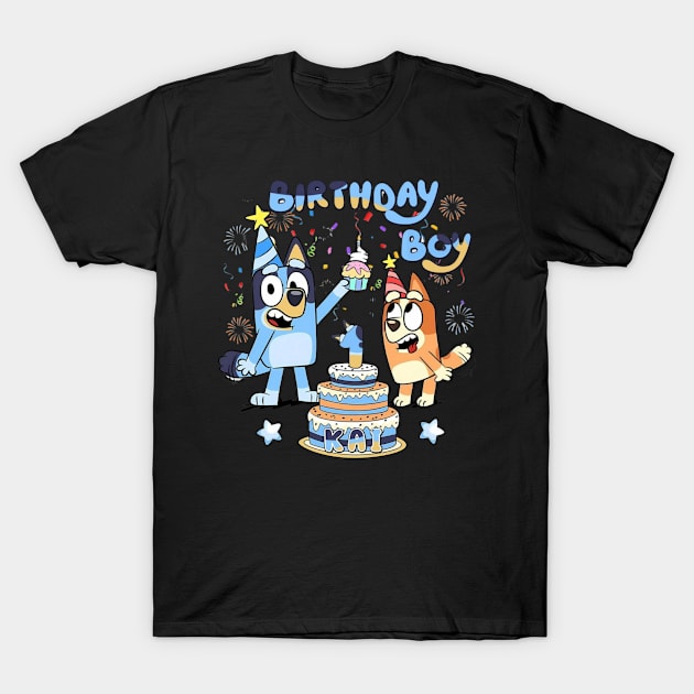 Birthday bluey T-Shirt by GapiKenterKali